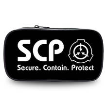 SCP-cartera de Anime de 8 pulgadas, estuche para lápices, suministros escolares, bolsa de almacenamiento de papelería, regalos para niños y niñas 2024 - compra barato