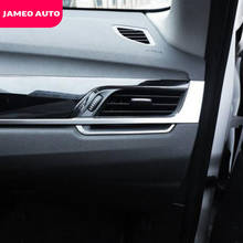 Jameo-cubierta protectora de ventilación de coche, pegatina de lentejuelas de salida de aire de acero inoxidable, embellecedor, para BMW X1 F48 2016 2017, 2018, 2019 2024 - compra barato