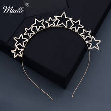 Miallo Fashion Star Rhinestone Hairband Headband for Women Hair Accessories Party Headbands Tiaras and Crowns Headpiece Gifts 2024 - buy cheap