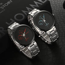 Топ бренд Роскошные мужские часы Бизнес Мужские наручные часы сплав наручные часы с ремешком-сеткой простые поддельные три глаза повседневные часы Reloj Hombre #10 2024 - купить недорого