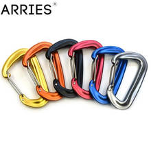 12KN Aviation Aluminum Hammock Carabiner Spring Clasp Clip Swing Backpack Hook Mountaineering Camping Climbing Safety Buckle 2024 - buy cheap