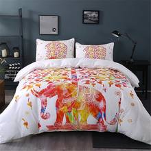 Bedclothes Drop Shipping European And American Style Duvet Cover Sets Indian Elephant California King Bedding Sets Digital Print 2024 - buy cheap