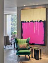 Large Wall Art Painting On Canvas Oversized Wall Art Abstract Oil Painting Gold Painting Pink Painting Canvas Art Wall Decor 2024 - buy cheap