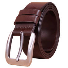 Cinturones de cuero a la moda para hombre, cinturón negro de cuero real para hombre, correas de lujo, fs201 2024 - compra barato