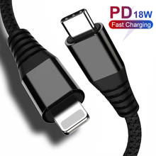 PD Type C to 8 Pin 18W Fast Charging Cable for iPhone XS X 8 plus PD Quick charge Charger for Macbook Sync data cord USB C cable 2024 - buy cheap