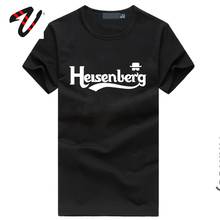 Mr white heisenberg camiseta masculina breaking bad, camiseta com estampa de carta, cabeçote, homens, alta qualidade, camiseta moda de rua 2024 - compre barato