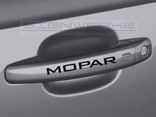 For Mopar Door Handle Decal Sticker logo dodge  SS challenger Design 8Pcs/Set Car Styling 2024 - buy cheap