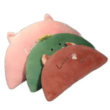 New ins Hot Super soft pillow rabbit plush toys comfortable dinosaur cat cartoon back pillow cushion high quality gift for kids 2024 - buy cheap