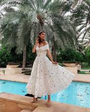 Party Slim Dress Women Sexy Off The Shoulder Dot White Dresses Ladies Big Swing Summer Elegant Long DressLugentolo 2024 - buy cheap