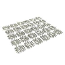 Alphabet Letters Metal Cutting Dies Stencil Scrapbooking DIY Album Stamp Paper 2024 - buy cheap