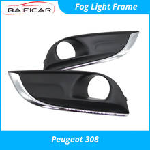 Baificar Brand New Genuine Fog Light Frame Front Lamp Cover Shell Left Right Side Original Part for Peugeot 308 2024 - buy cheap