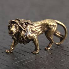 39*12*25mm Lion ornament Vivid Handmade Accessories Decoration Display Statue Figurines Desk Decoration Bull Ornament 2024 - buy cheap