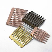 5pcs/lot 5/8/10 Teeth Metal Hair Comb Hair Clips Claw Hairpins Wedding Hair Jewelry for DIY Jewelry Findings & Components 2024 - buy cheap