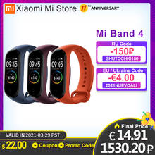 In Stock Xiaomi Mi Band 4 Smartband 3 Color Screen Heart Rate Miband 4 Fitness Bracelet Bluetooth 5.0 Waterproof 2024 - buy cheap