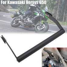 Carbon fiber Motorcycle Accessories Motorcycle Modified GPS Navigation Bracket Fit for Kawasaki Versys 650 Kle650 2015 - 2019 2024 - buy cheap