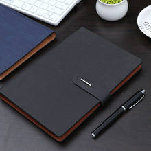 Блокнот A5 в деловом и офисном стиле, металлическая кнопка, блокнот для учебы, дневник, записная книжка 2024 - купить недорого
