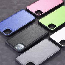 Saffiano гладкий сенсорный кожаный чехол силиконовый чехол для телефона s для iPhone 11 Pro X XS Max XR 7Plus 8Plus 6S Funda Coque 2024 - купить недорого