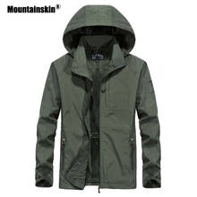 Mountainskin 2020 New Men's Jackets Spring Autumn Casual Breathable Hooded Coats Fashion Male Outwear Mens Brand Clothing SA641 2024 - buy cheap