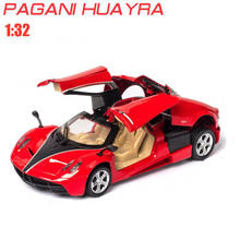 1:32 игрушечный автомобиль Pagani HUA YRA, металлическая игрушка, автомобиль из сплава, литой и игрушечный автомобиль, модель автомобиля, миниатюрная модель автомобиля в масштабе, игрушки для детей 2024 - купить недорого