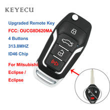 Keyecu Upgraded Remote Key Fob 4 Buttons 313.8MHZ ID46 for Mitsubishi Eclipse Galant 2007 2008 2009 2010 2011 2012, OUCG8D620MA 2024 - buy cheap