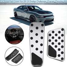 Accesorio de acero inoxidable para coche, Pedal de freno para Dodge Charger y Challenger Chrysler 300 2009-2019, cubierta de almohadilla modificada, 2 uds. 2024 - compra barato