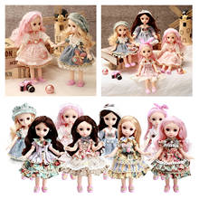 1/6 Dolls 10 Inches 13 Hinged Ball Doll DIY Toys with Clothes 2024 - buy cheap