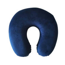 Espuma de memória em forma de u travesseiro de viagem pescoço apoio cabeça resto almofada 8 cores 2024 - compre barato