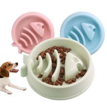 Pet Slow Eating Feeder Fish Shape Dog Bowl Bloat Stop Healthy Interactive Feeding Food Puppy Plate Dishes 2024 - buy cheap