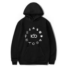 Popular o 100 hoodie série de tv harajuku streetwear imprimir o 100 moletons hoodies das mulheres dos homens roupas moda legal hoodies 2024 - compre barato