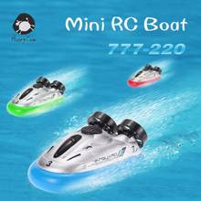 Happycow 777-220 mini rc barcos rádio controle remoto hovercraft hover barco de pesca água melhores presentes para crianças crianças aniversário 2024 - compre barato