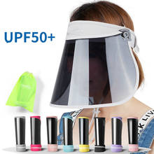 Women Anti-uv Lens Hat Female Plastic Wide Brim Sun Hat Casual Summer Free Rotating Empty Top Plastic Visor Cap 2024 - buy cheap