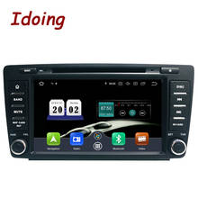 Idoing Android 10 4G+64G 8Core 2Din Steering-Wheel For Skoda Octavia 2 Car Multimedia DVD Player 1080P HDP GPS+Glonass 2 Din 2024 - buy cheap