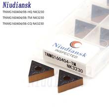 TNMG160404 TM NK3230 TNMG160408 HQ TM CQ NK3230 High Quality Carbide Cutting Inserts CNC Metal Lathe Cutter Steel Turning Blade 2024 - buy cheap