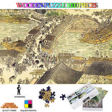 River of Wisdom Adults Puzzle 1000 Pieces Wooden Jigsaw Puzzles DIY High Definition Puzzles Games Toys for Adults Kids Home Deco 2024 - buy cheap