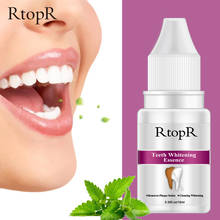 RtopR Teeth Whitening Essence Stains Yellow Teeth Treatment Smoke Coffee Plaque Dental Oral Hygiene Tooth Whitening Care 10ML 2024 - buy cheap