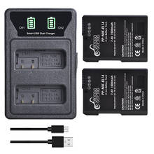 EN-EL14 EN EL14 EN-EL14a Battery + LED Bulit-in USB Dual Charger for Nikon P7800 P7100 P7000 P7700 P7800 D3400 D5500 D5300 D5200 2024 - buy cheap