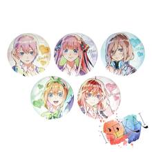The Quintessential Quintuplets Anime 5-toubun no Hanayome badge Ichika Nino Miku Yotsuba Nakano Itsuki Metal Badge Brooch Pins 2024 - buy cheap