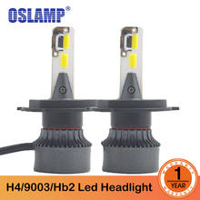 Oslamp-Bombillas de faros Led de haz H4 Hi-Lo, 72W, 8000LM, Chips COB, LED 6500k, faro delantero automático, luz de coche 12v 24v 2024 - compra barato