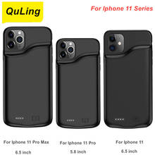 QuLing 6000 Mah Silicone Audio Output For IPhone 11 11 Pro 11 Pro Max Battery Case Battery Charger Bank Power Case 2024 - buy cheap