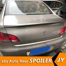 For Peugeot 408 Spoiler 2010-2013 Peugeot 408 spoiler High Quality ABS Material Car Rear Wing Primer Color Rear Spoiler 2024 - buy cheap