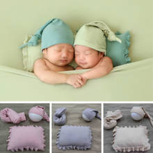 1 Set Newborn Photography Props Baby Photo Wraps Hats And Pillow Infant Photo Shoot Accessories Soft Baby Wraps Swaddling 2024 - buy cheap