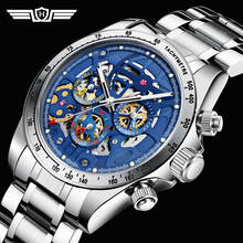HAIQIN Men watch automatic mechanical wrist watches for men top brand luxury watch mens watch waterproof Gemstone Reloj hombres 2024 - buy cheap