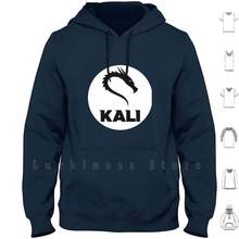 Sudadera de manga larga con Logo de Kali Gnu Linux, ropa para parte superior masculina, Logo Richard Stallman Rms 2024 - compra barato