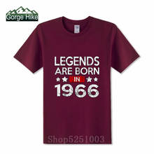 3D Limited Edition 1966 - Mens T-Shirt - 50th Birthday - Present-Gift Shirts Funny Tops Tee Unisex legends are born in 1966 Tops 2024 - buy cheap