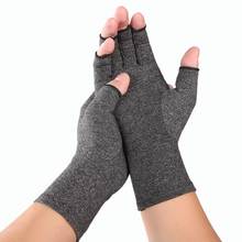 Women Men Arthritis Compression Gloves Fingerless Joint Pain Relief Rheumatoid Osteoarthritis Hand Wrist Support Therapy Mittens 2024 - buy cheap