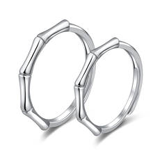 MIQIAO Silver Plated Bamboo Design Simple Korean Fashion Style Couple Matching Rings for Women Men Friends Gift Jewelry Vintage 2024 - buy cheap