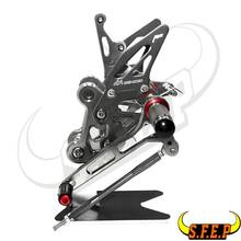 CNC Adjustable Footrest Rear Sets Rearsets For Suzuki GSX-S750 2015 2016 2017 2018 2019 2020 & GSR750 2011 12 13 14 15 16 2017 2024 - buy cheap