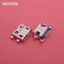 Conector micro usb 50 peças, para alcatel 5022d 5022 5020d 5020 mini entrada de carregamento porta de energia doca 5pin fêmea 2024 - compre barato