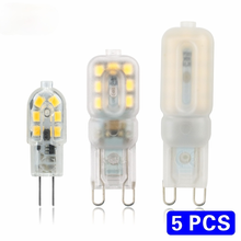 5pcs/lot LED Bulb 3W 5W G4 G9 Light Bulb AC 220V DC 12V LED Lamp SMD2835 Spotlight Chandelier Lighting Replace Halogen Lamp leds 2024 - buy cheap