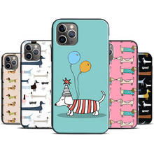 Cute Dachshund Dog For iPhone 12 Pro Max 13 mini Case For iPhone 11 Pro Max XS XR X 7 8 Plus SE 2020 Funda 2024 - buy cheap